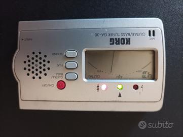 Accordatore elettronico Korg GA-30 chitarra/basso