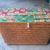 Cestini intrecciati in legno