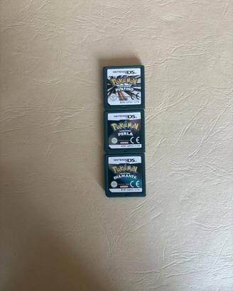 Lotto di giochi Pokèmon Perla platino e diamante
