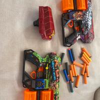 pistole e proiettili nerf