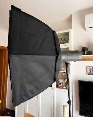 Flash Studio | Neewer VISION 4 + Softbox