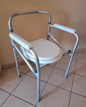AnteaMED Sedia comoda anziani  per WC o doccia,