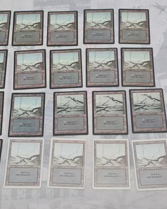 Magic the Gathering vecchie edizioni Terre NERO