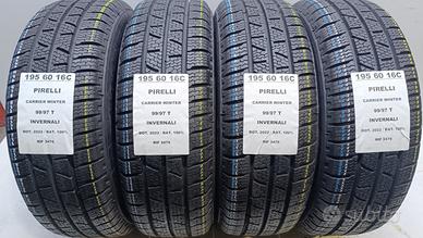 4 GOMME 195 60 16C PIRELLI INV RIF3476