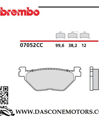 COPPIA PASTIGLIE BREMBO ORGANICHE TMAX 2001 2003 P