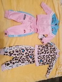 2 tute coppia ellesse adidas baby neonati bambino
