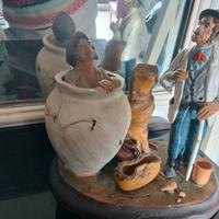 statuetta terracotta