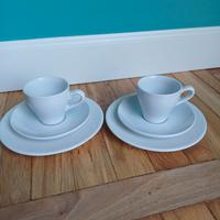 IKEA Set 2 tazzine caffè con piattino e dolce