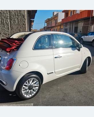 Fiat 500 1.2 lounge con tetto panoramico cabrio