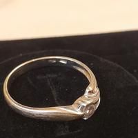 solitario d'oro 18 kt con diamante 