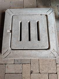 Coperchio tombino in cemento 