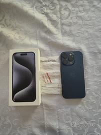 Apple Iphone 15 pro Titanio blu