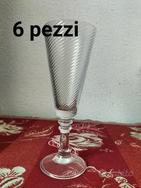 6 Calici. No spedizione. Ritiro a mano