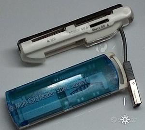 LETTORE SCHEDE MS SD/MINI SD MICRO SD ATTACCO USB