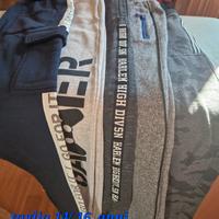 pantaloni tuta felpati 14/16 anni