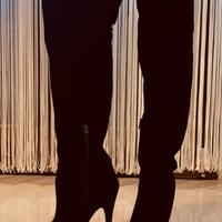 Stivale domna camoscio