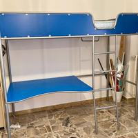 Letto a soppalco con scrivania ikea