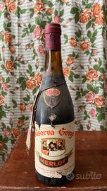 Vino merlot da collezione
