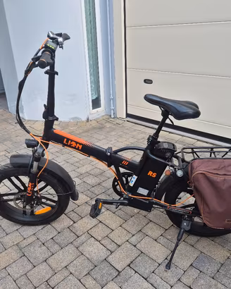 Fat bike elettrica pieghevole LION RS III- mai usa