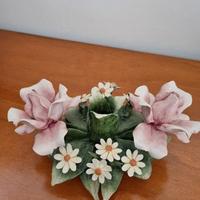 portacandele in ceramica