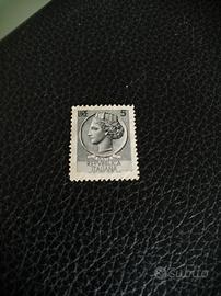 Francobollo 5 Lire Siracusa Repubblica Italiana 