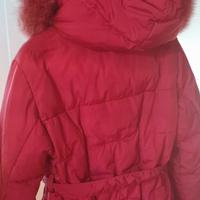 Piumino rosso Manudieci bimba 7-9 anni