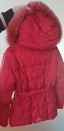 Piumino rosso Manudieci bimba 7-9 anni