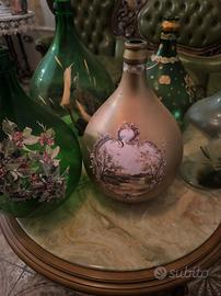 eleganti damigiane decorate 