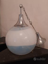 Lampadario design modernariato vintage Mazzega 