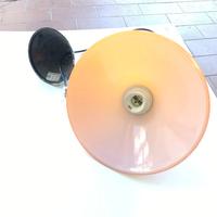 lampadario vetro arancione 