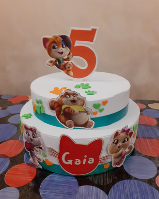 Torta finta 44gatti