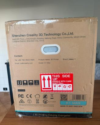 Creality K1 Max Nuova Sigillata