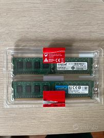 RAM Crucial 8gb (2x4gb) DDR3 CL 11