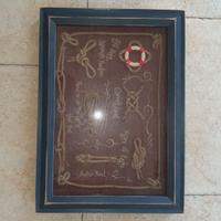 Quadro con nodi marinai