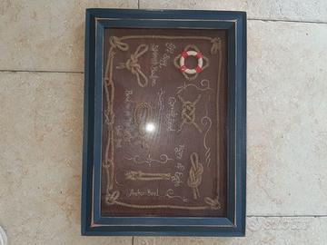 Quadro con nodi marinai