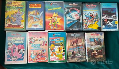 Lotto 11 vhs ex noleggio walt disney
