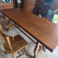 Tavolo allungabile frassino anni 70/80 