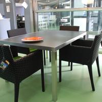 Tavolo e sedie da esterno o interno