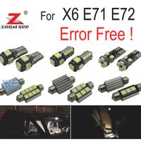 KIT 20 LAMPADE LED INTERNE BMW X6 E71 E72 M 2008-2