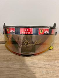 Visiera casco originale Barrichello Ferrari 2004