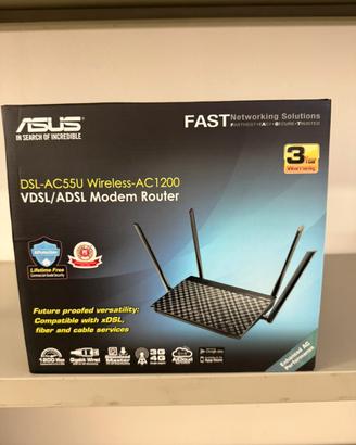 DSL-AC55U Wireless-AC1200 VDSL/ADSL Modem router