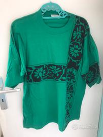 VERSACE SPORT T-SHIRT VERDE TG 48