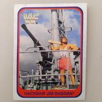 1991 Merlin WWF #127 "Hacksaw" Jim Duggan Italian