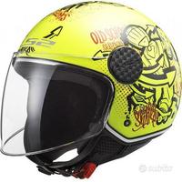 CASCO JET LS2 SKETAER YELLOW