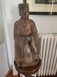 Statua lignea orientale