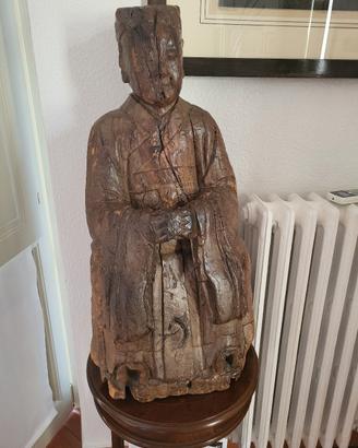 Statua lignea orientale