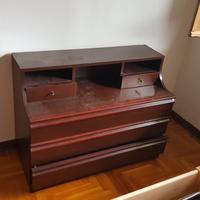 Comò vintage colore wengè.