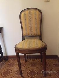 Sedie e tavolino stile classico ‘700
