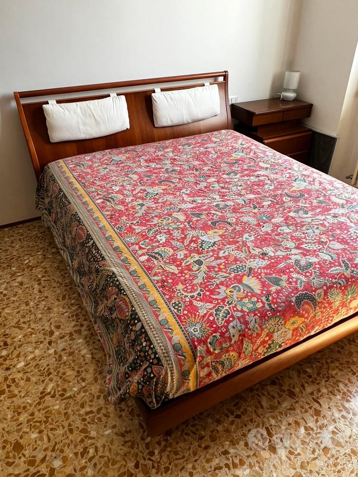 Testiera Letto Matrimoniale Con LED - 200x103,5 Cm - Bianco, Con Luci RGB E Vanità - Foto 3