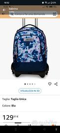 Zaino con trolley removibile